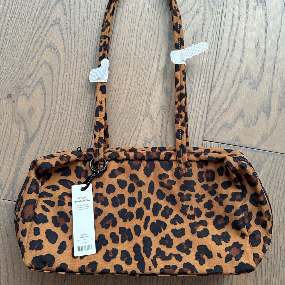 Baggu bowler bag in Leopard